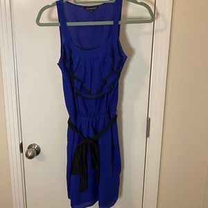 Express blue mid thigh dress size xs